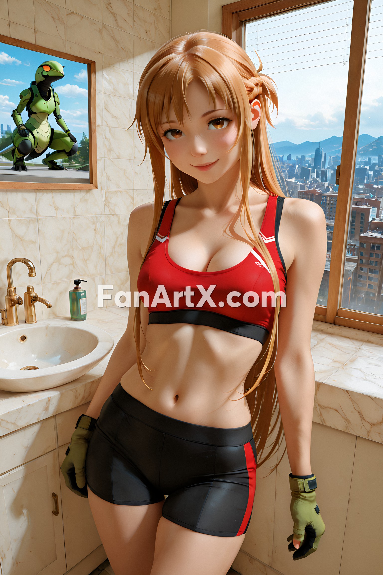 Sao Asuna Yuuki Fanart - Sword Art Online character 4476737